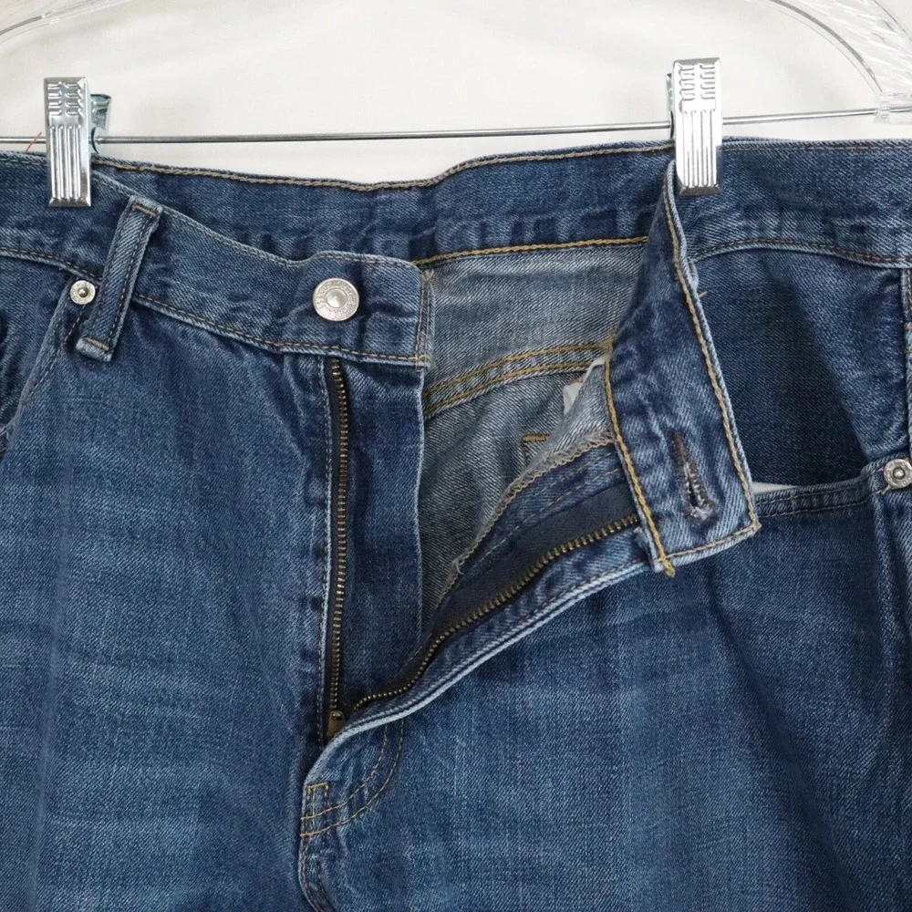Levi's‎ 514 Jeans Mens 38x32 Straight Fit 5-Pocket Cotton Denim Blue